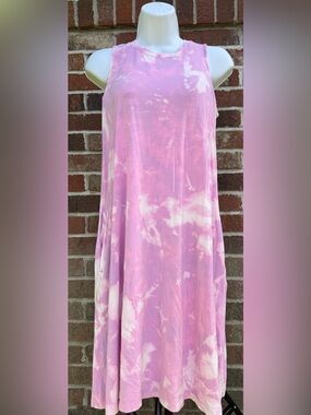NWOT Customized -Pink Tie-Dye Sleeveless Tank Top